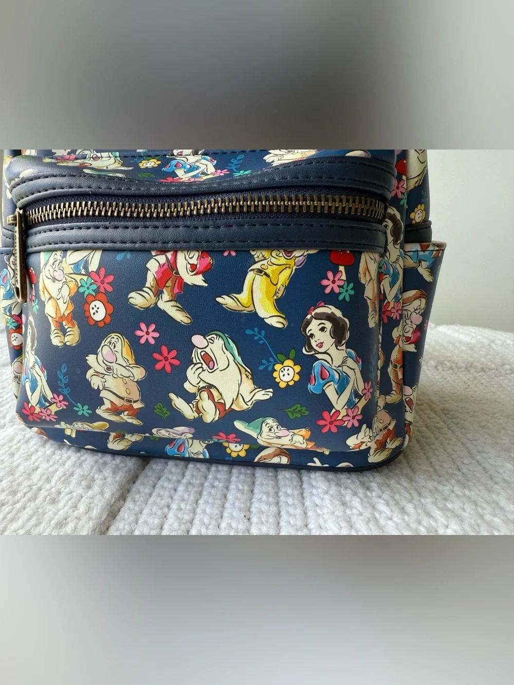 Loungefly Disney Snow White and the Seven Dwarfs Floral Watercolor Allover Print